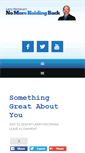 Mobile Screenshot of nomoreholdingback.com