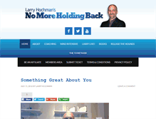 Tablet Screenshot of nomoreholdingback.com